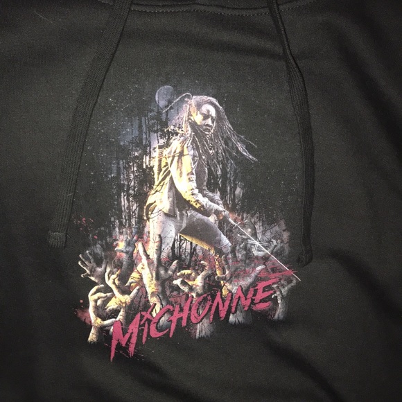 AMC The Walking Dead official Supply Drop Medium Michonne hoodie New - Picture 2 of 4